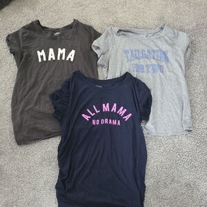 Old Navy Charcoal Maternity T-Shirt